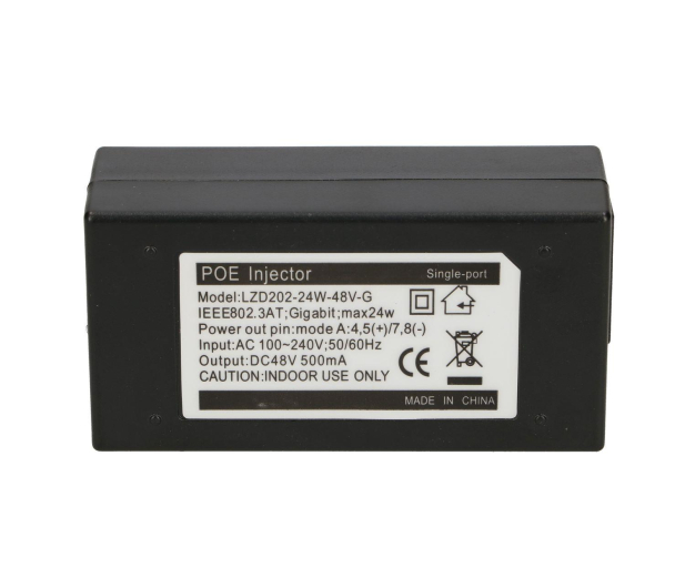ExtraLink Zasilacz POE 48V 24W 0,5A Gigabit - 470945 - zdjęcie 4